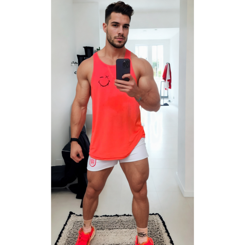 Regata Masculina Cavada Expressão Shadow Cores NEON - Bombey