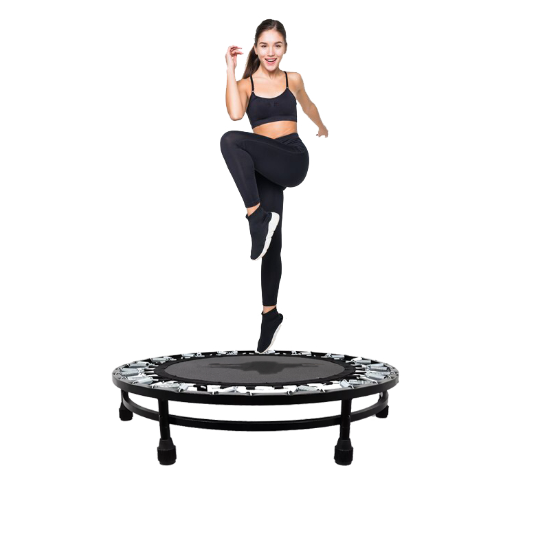 Trampolim 32 Molas Profissional Com Aro De Reforço Academia Fitness Mini Jump