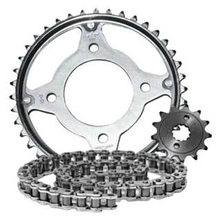KIT Transmissão Relação FAZER 250 FZ25 - Ano 2018 2019 2020 2021 2022 2023 2024 AÇO 1045
