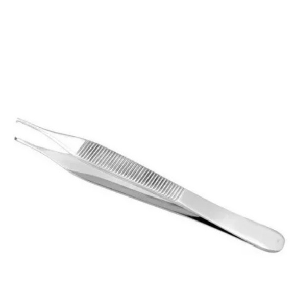 Pinça Adson Dente De Rato 12cm Em Aço Inox Cirúrgico.