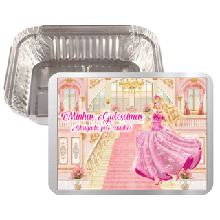 100 Marmitinhas de alumínio 220gr personalizadas em qualquer tema! Mêsversário, casamento, noivado, delivery em Oferta na Shopee