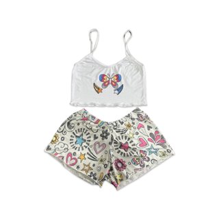 Kit 3 Pijamas Baby Doll Short Doll Blogueirinha Estampados