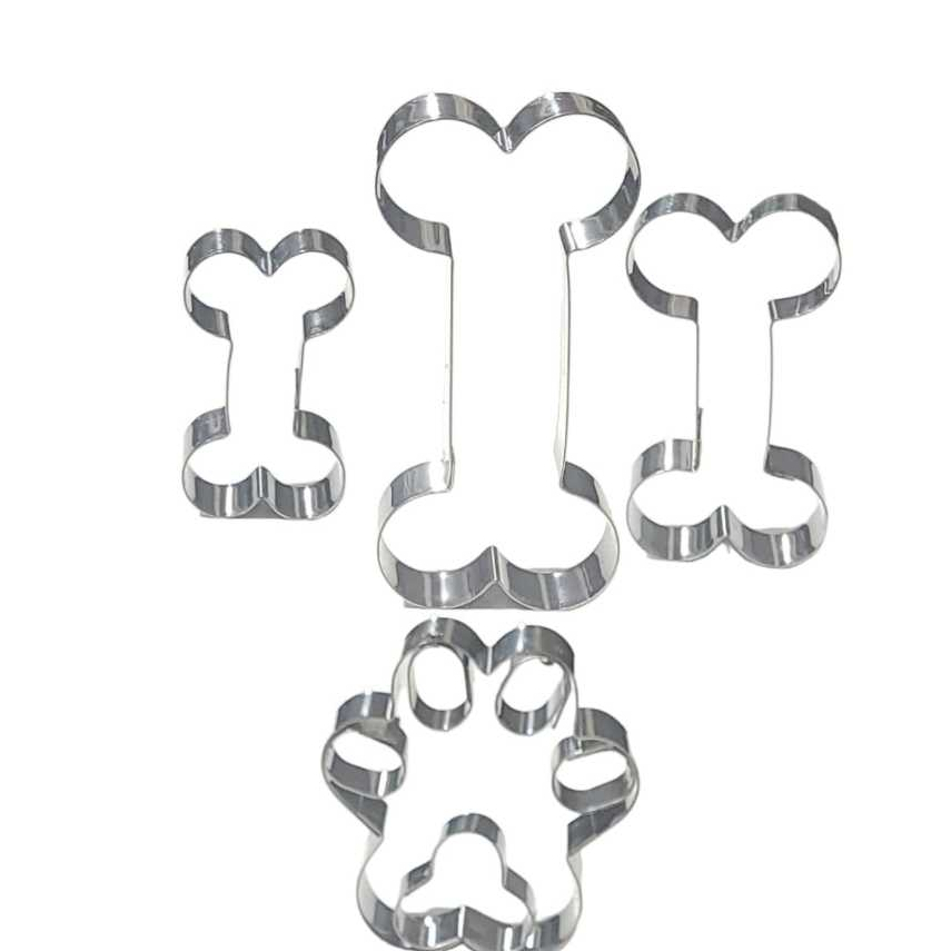 kit cortador ossinho + patinha de cachorro (G) Em Aço Inox Artigos Para Confeitaria em Oferta na Shopee