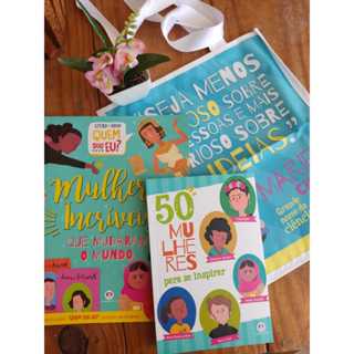 Kit Mulheres Incríveis que mudaram o mundo com 2 livros e 1 sacola-Ciranda Cultural em Oferta na Shopee