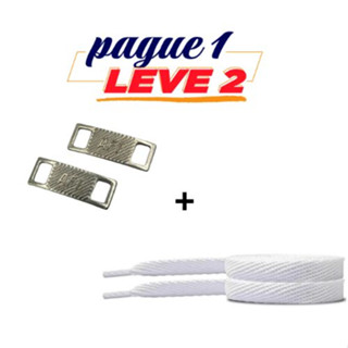 1 PAR DE CADARÇOS + 2 FECHO DE METAL DO AIR FORCE SUPER PROMOÇÃO!