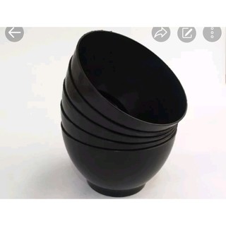 Kit 5 Cumbuca Tigela Bowl Multiuso Caldos Sopas e Sobremesa Preta