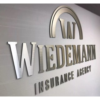 Logotipo Letreiro ACM 3MM 1,50m Sua logo em alto relevo Fácil instalação Externo Alta durabilidade em Oferta na Shopee