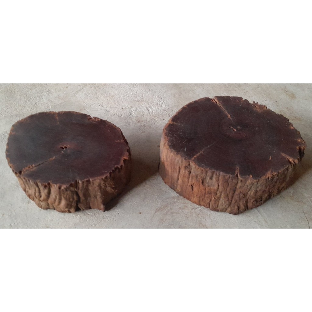 2 bolacha de madeira para decoração