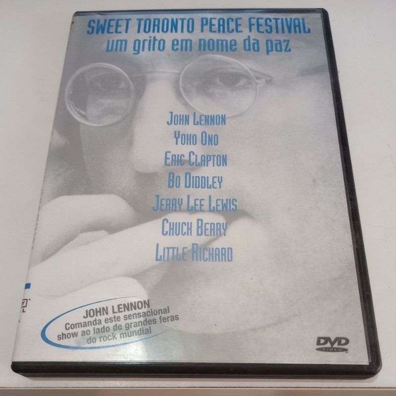 DVD Sweet Toronto Peace Festival (um grito em nome da paz) - John Lennon, Yoho Ono, Eric Clapton, Bo Diddley, Jerry Lee Lewis, Chuck Berry, Little Richard)