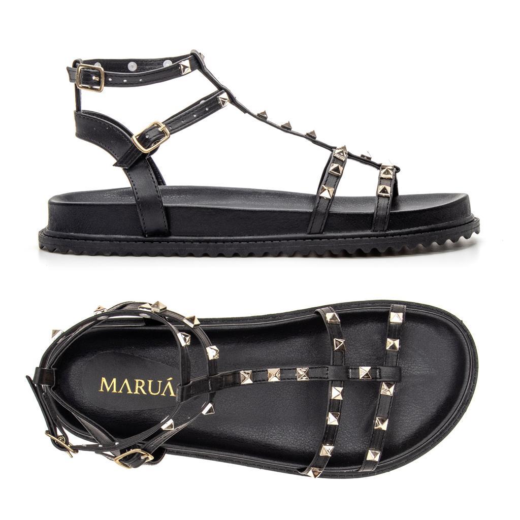 Papete Feminina Strass Piramides Birken Spikes Confortável