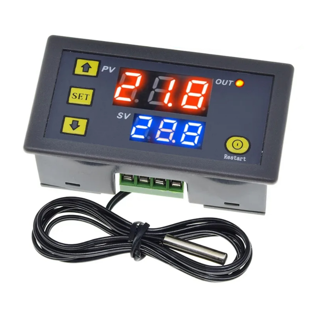 Controlador de temperatura digital para chocadeira cervejeira aquário 110v 220v 12v 24v