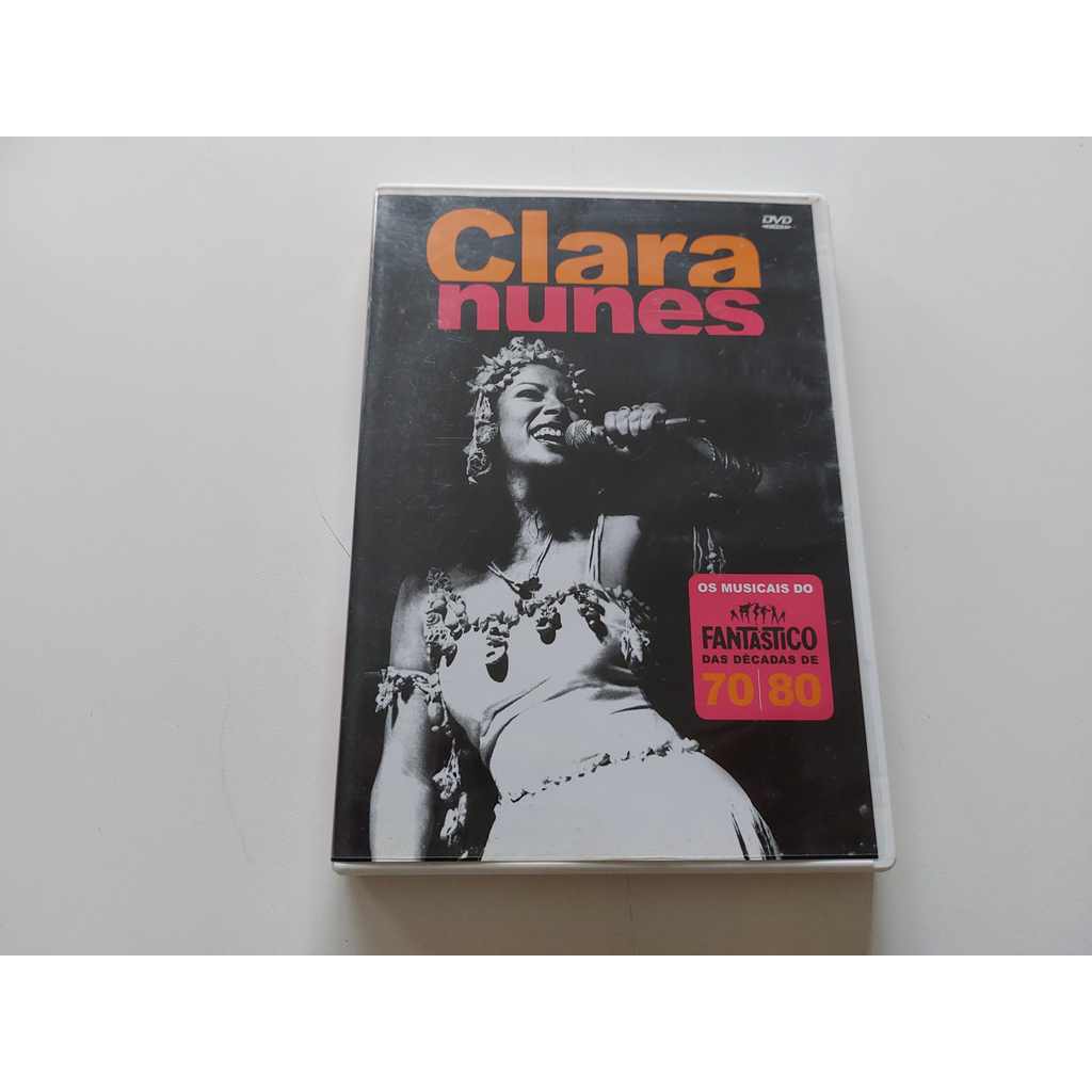 DVD - Clara Nunes - Os musicais do Fantástico das décadas de 70 e 80