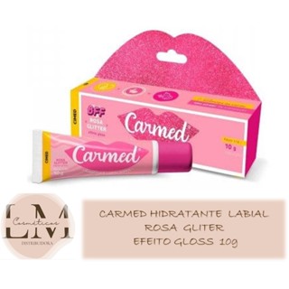 Carmed Hidratante Labial Fini Rosa Glitter 10g em Oferta na Shopee