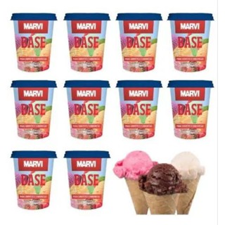 base para sorvetes e sobremesas 80g- Marvi