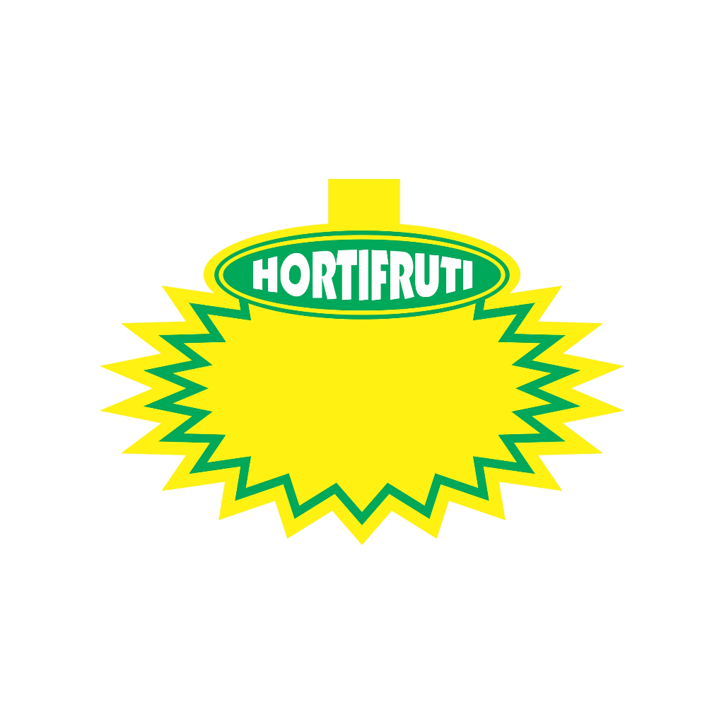 Splash HORTIFRUTI - 100 unidades - Cartaz Oferta Supermercado - Escolha seu Tamanho em Oferta na Shopee
