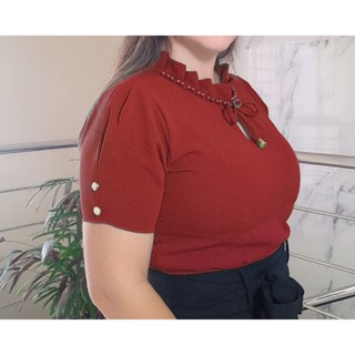 Blusa Feminina Moda Evangélica Elegante Social