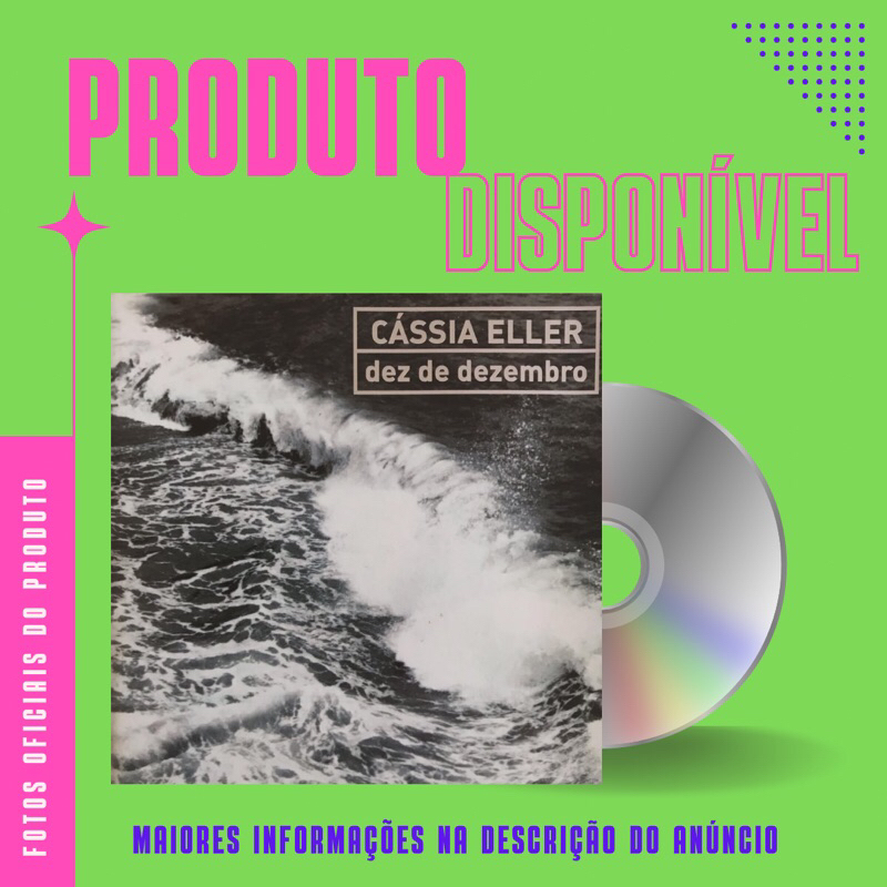 CD CÁSSIA ELLER - DEZ DE DEZEMBRO (Part. Especial: Zelia Duncan, Xis, Gilberto Gil, Nando Reis ) *