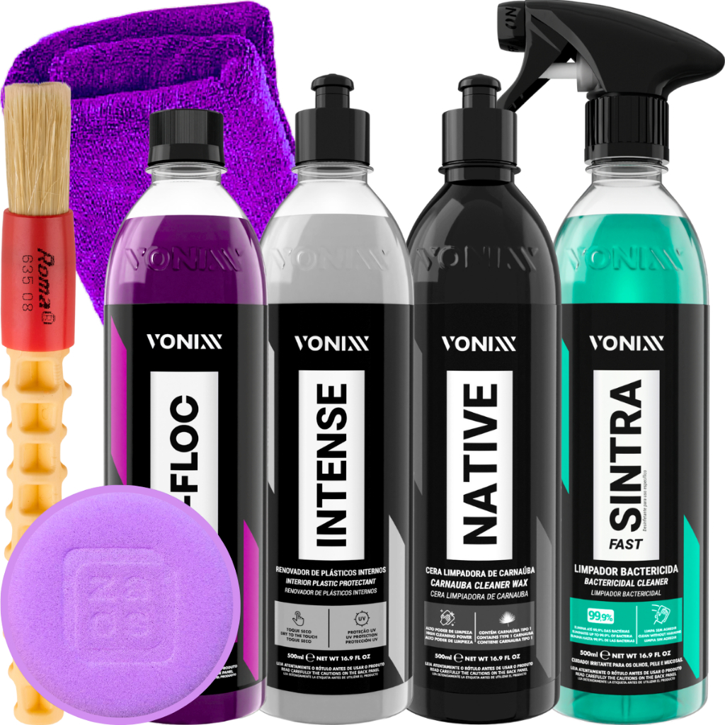 Kit Shampoo V-Floc Cera Native Cleaner Sintra Fast Intense Vonixx em Oferta na Shopee