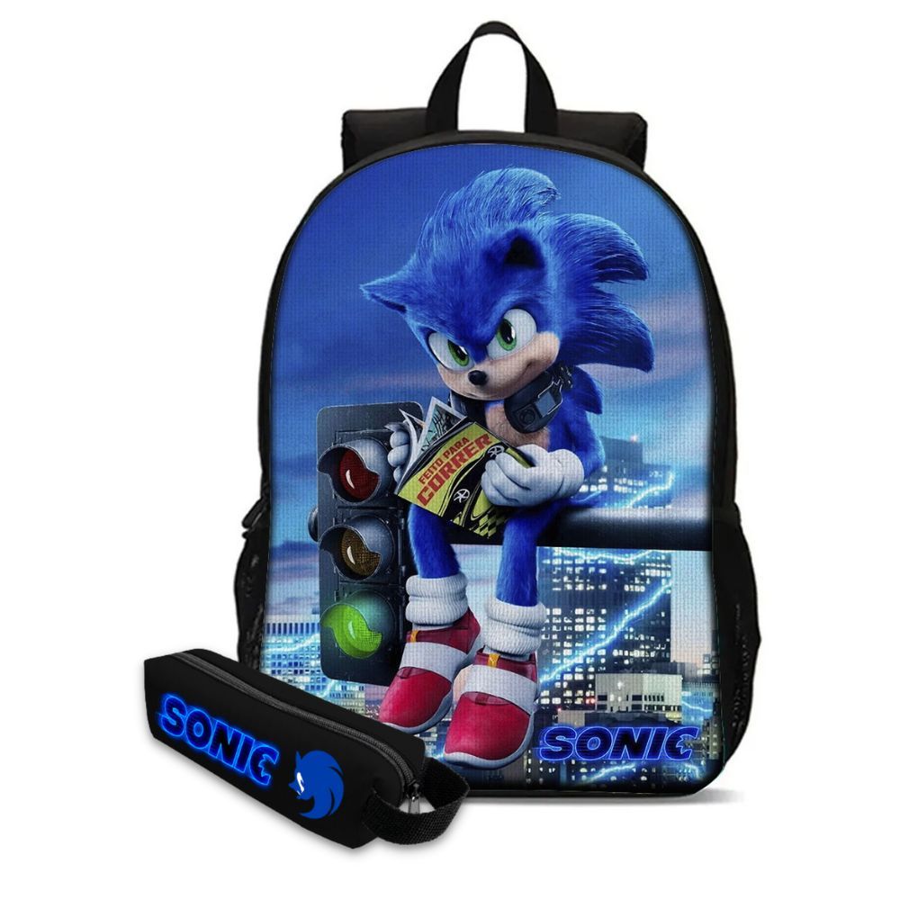 Mochila Avulsa Escolar Infantil Game Soni ou KIt Escolar Mochila e Estojo em Oferta na Shopee