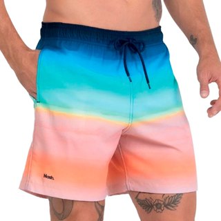 Short Verão Moda Praia Mash Estampado com Proteção Solar UV