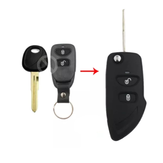 Chave Canivete Adaptação Hyundai Tucson 2 Botões em Oferta na Shopee