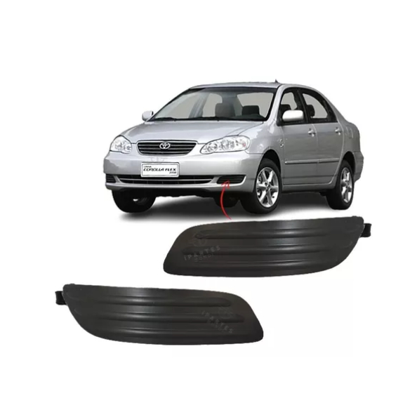 GRADE LATERAL PARACH MILHA SEM FURO COROLLA 2005 2006 2007 2008 FIELDER 2007 2008 PRETO