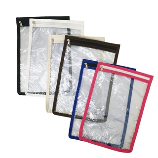 Kit com 3 Embalagem Cristal Saco Envelope Impermeável com Zíper para roupa suja molhada maternidade 20 x 30