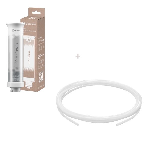 Refil para Purificador de Água PE12A/PE12B/PE12G/PE12V Electrolux + 1 Metro de magueira 1/4