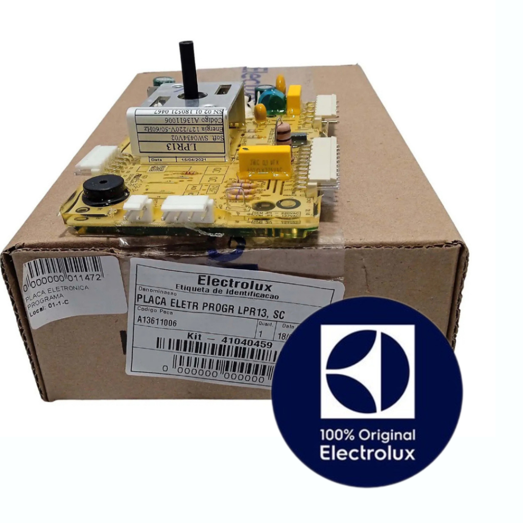 Placa eletrônica original lavadora LPR13 Bivolt - A13611006