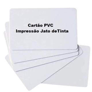 25 Un. Cartões Pvc - Impressora Jato De Tinta (bandeja) em Oferta na Shopee