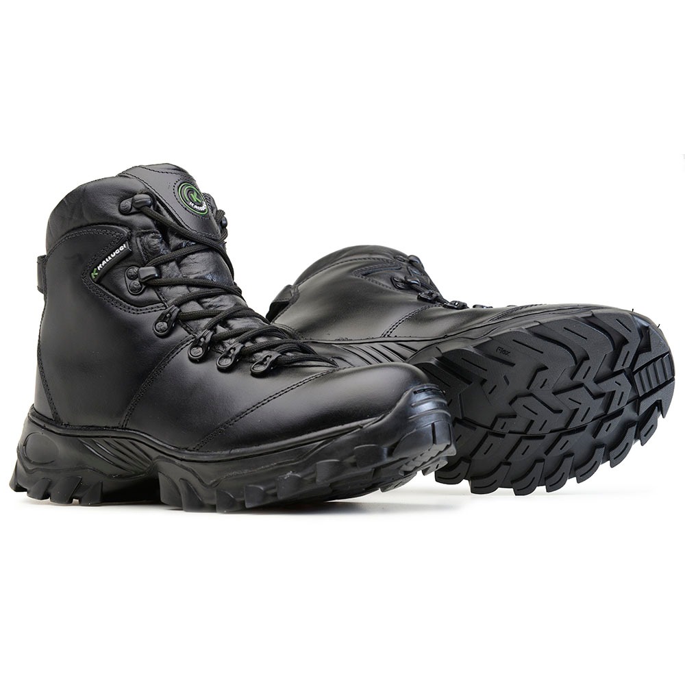 BOTA COTURNO MASCULINO CANO CURTO EVEREST COURO ANTI PERFURO ANTIDERRAPANTE RESISTENTE CONFORTÁVEL