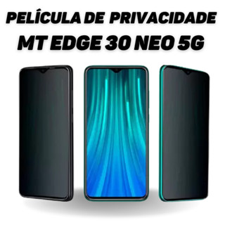 Película De Privacidade Vidro 3D Moto Edge 30 Neo 5G