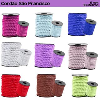 Cordão De São Francisco 6mm - Cores Diversas - UMK em Oferta na Shopee