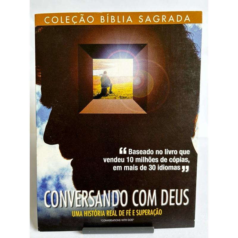 DVD Original - Filme Conversando com Deus - Uma História Real de Fé e Superação - Coleção Bíblia Sagrada - Capa de Papel