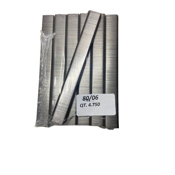 Grampo 80/06 Granfix - Grampo Para Grampeador Pneumático - Grampo Indicado Para Banco de Moto