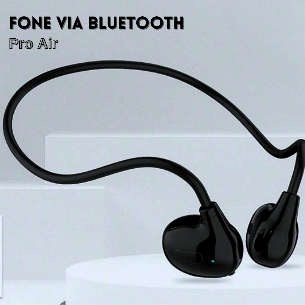 Fones de Ouvido Sem Fio Para Condução de Ar / Fones de Ouvido Esportivos Via Bluetooth / Design Ergonômico- OFICIAL