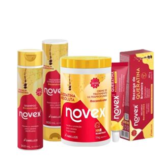 KIT NOVEX RECARGA DE QUERATINA TRATAMENTO ULTRAPROFUNDO