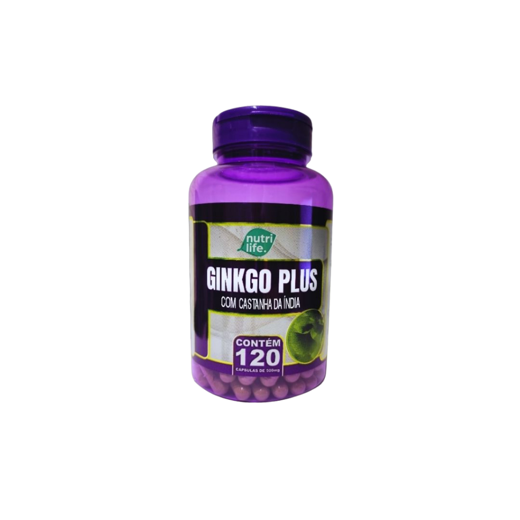 Ginkgo Biloba c/ Cast.-da-india 120capsulas 500mg