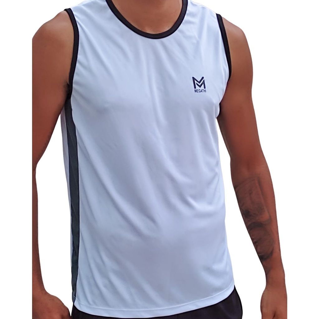 Camiseta Regata Dry fit Masculina Academia Treino Cross Fit Exercício Caminhada Promocional