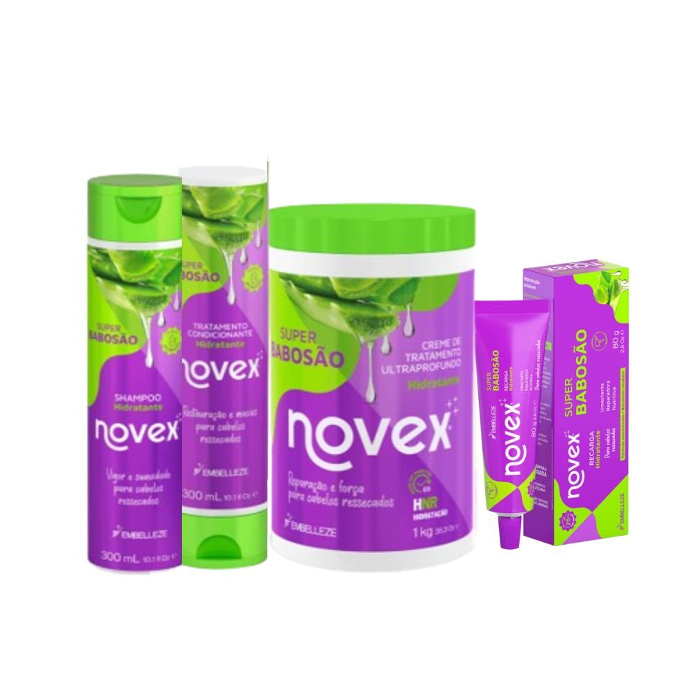 Kit Novex Recarga Super Babosão - Beauty