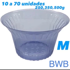KIT Suporte para Ovos De Páscoa Medio BWB de 250a500g Pé De Ovo M 10~70 um (CHOCO)