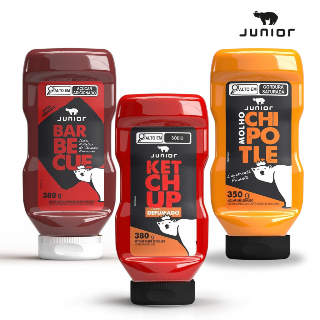 Combo Ketchup Defumado Barbecue Chipotle Com 3 Unidades Molho Gourmet Cremoso Junior Frasco Hamburgueria Lanches Fritas