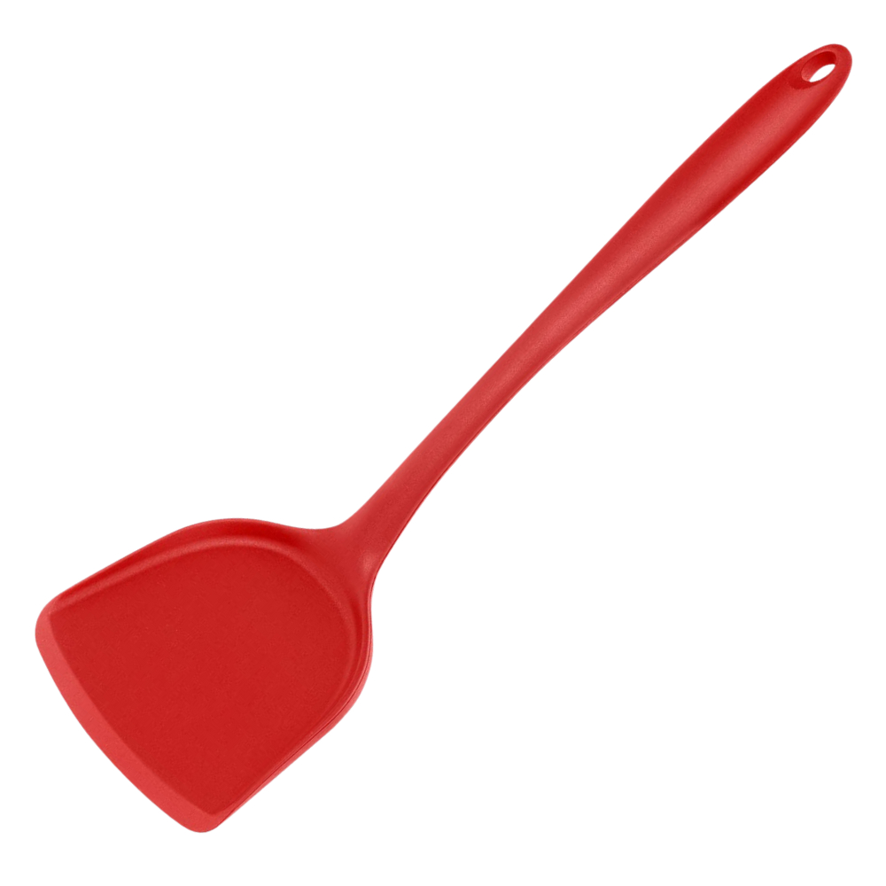 Espátula Chapa Vermelha em Silicone 33 CM Ovo