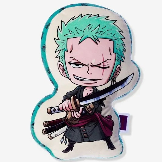 ALMOFADA FORMATO ZORO - ONE PIECE OFICIAL.