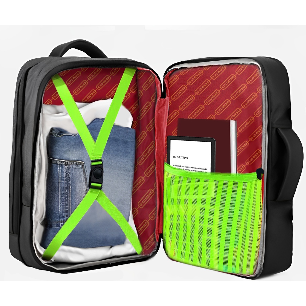 Mochila Executiva Viagem Escolar Faculdade Trabalho Dia a Dia Notebook Impermeável Saída Usb/Fone Reforçada Alto Padrão