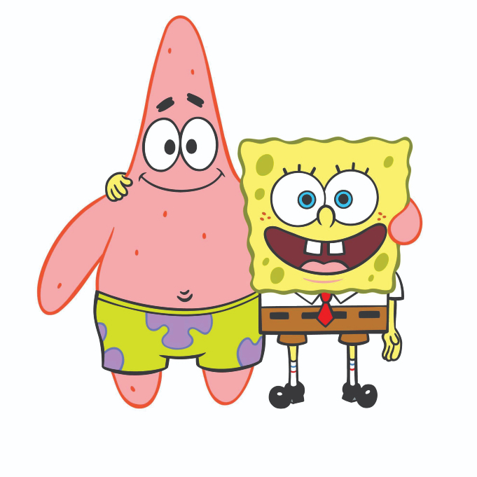 DISPLAY MDF BOB ESPOJA E PATRICK  25CM em Oferta na Shopee