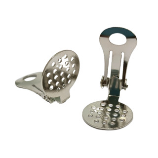 KIT com 5 pares de Bases de Pressão Clipe Retrô para Brincos Artesanais