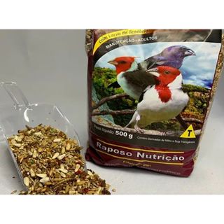 Mistura GALO, CARDEAL E AZULÃO - 500g em Oferta na Shopee