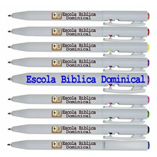 15 Canetas Lembrancinhas Escola Bíblica Dominical - EBD em Oferta na Shopee
