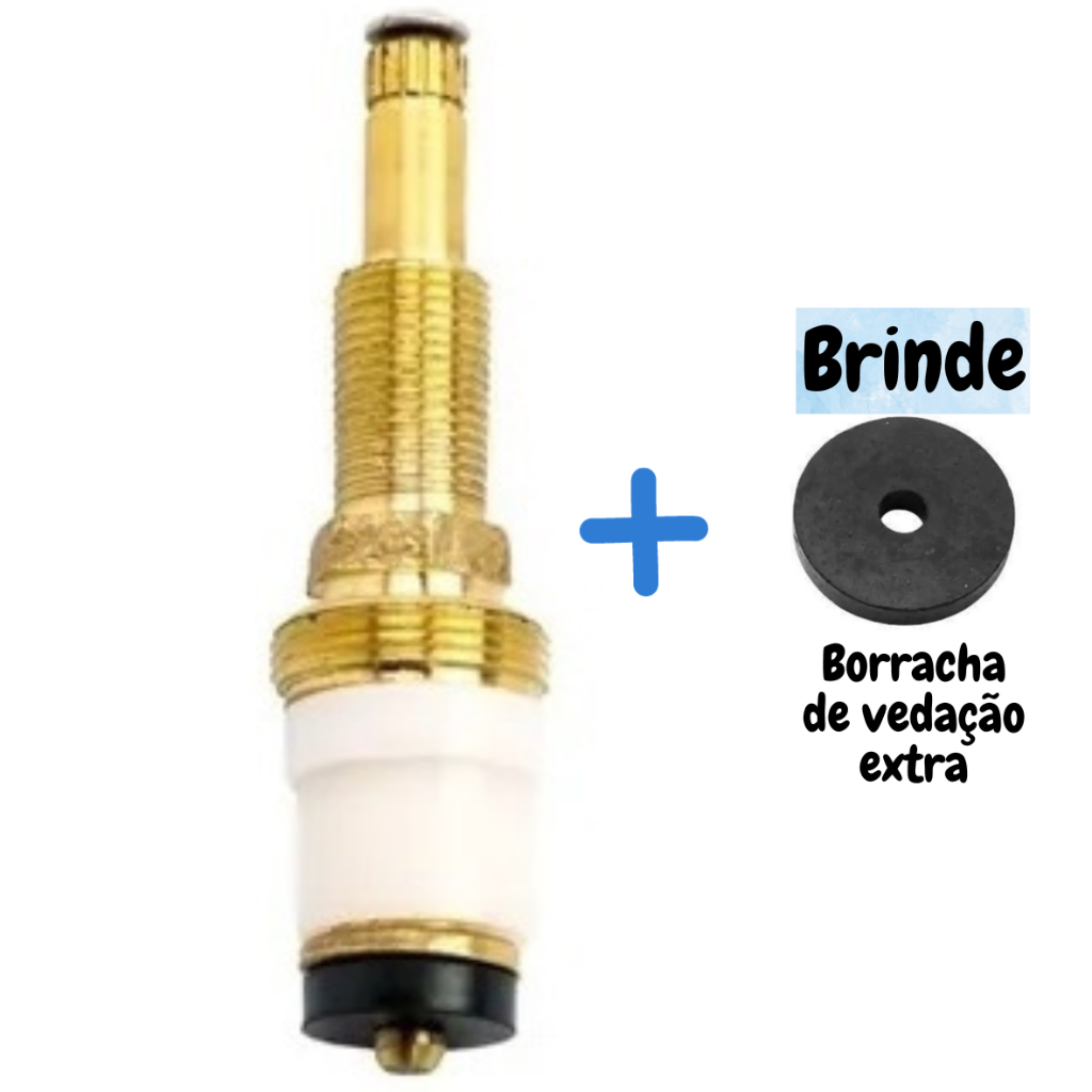 Reparo para Registro de Pressão DECA Completo para Chuveiro MVI Parado + Brinde